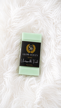 Glow Haven Unstoppable Fresh 35g snap bar wax melt in mint green soy wax on white faux fur